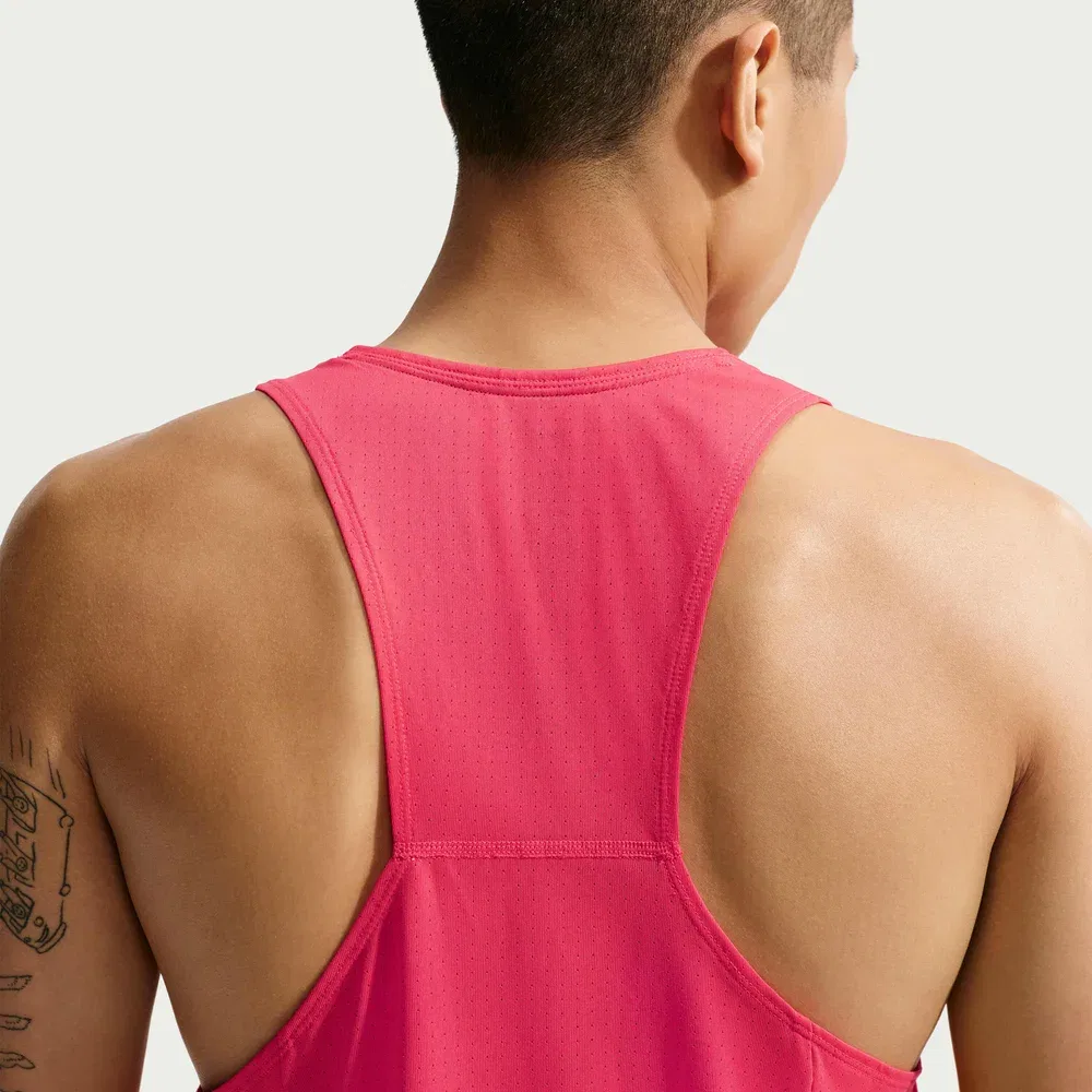 M nk df fast singlet - top Nike Performance, Fusion Red Reflective Silv — фото 3
