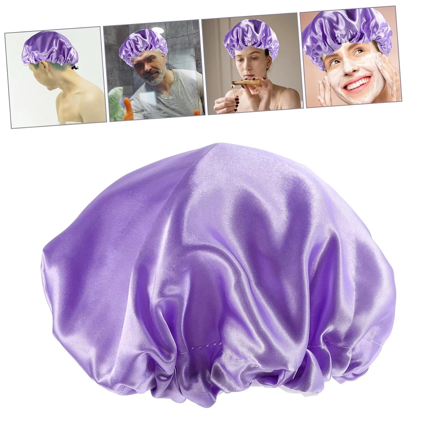 Шапочка для душа Satin, Pack of 10, Purple Beavorty — фото 2