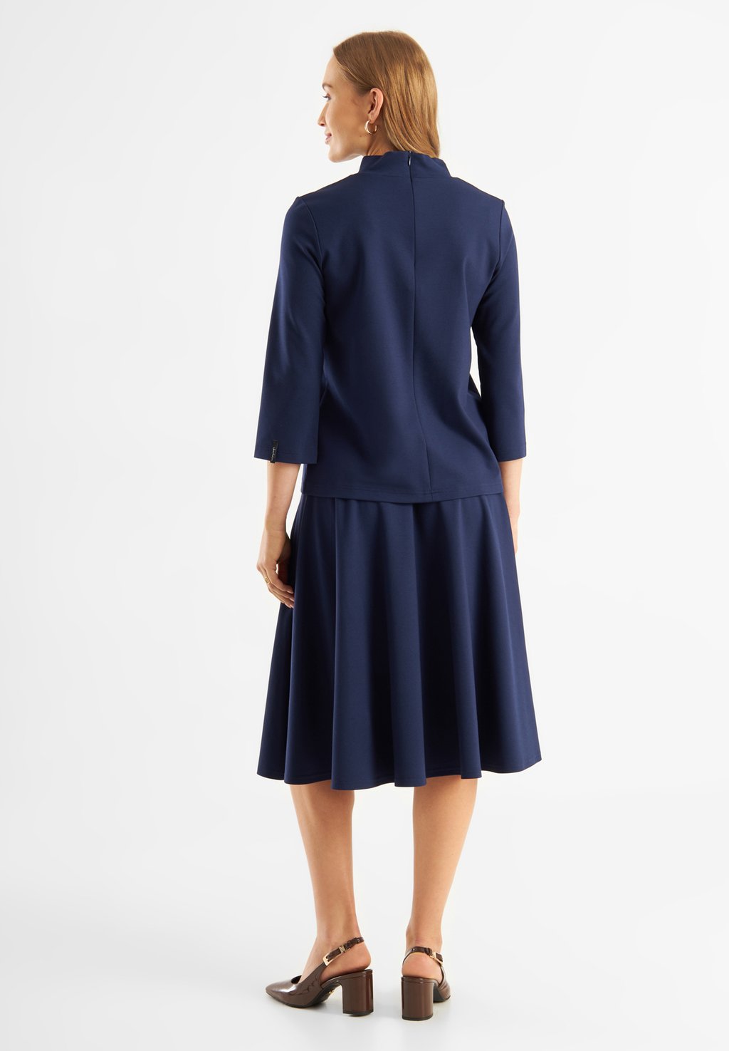 

Топ с длинными рукавами PUNTA MOCK NECK Jascha Stockholm, темно-синий