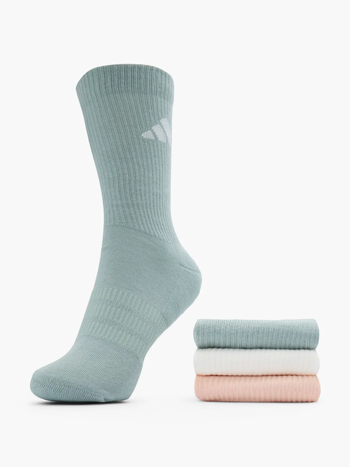 Детские спортивные носки 3 пары Adidas, розовый