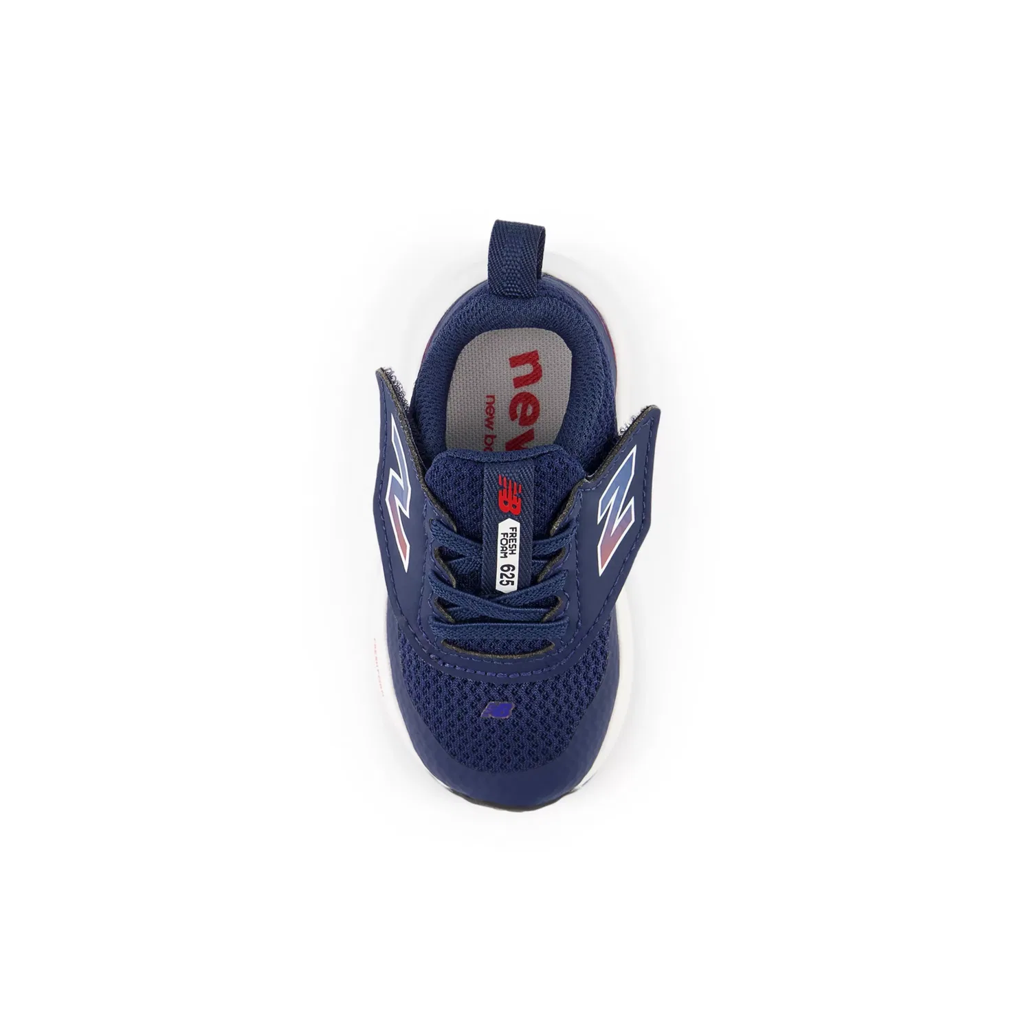 Детские кроссовки для первых шагов на липучке Fresh Foam 625 New Balance, Nb Navy With Team Red And Team Royal — фото 4