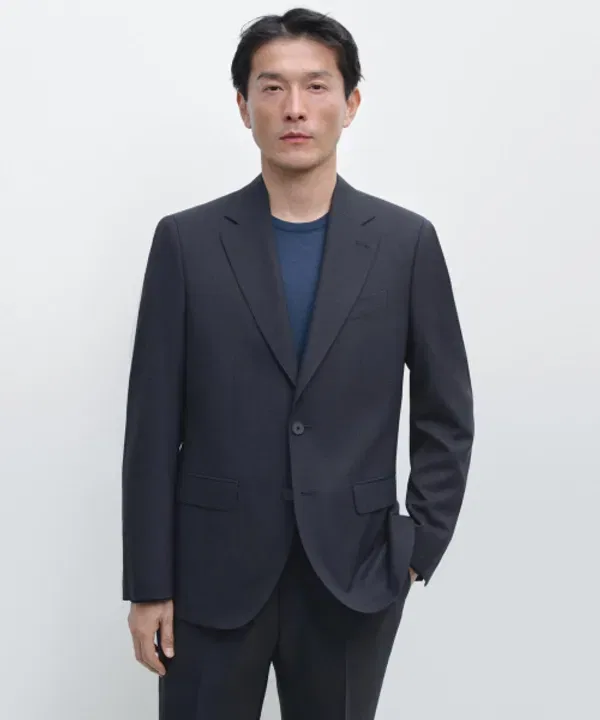 Блейзер из шерстяной смеси, Massimo Dutti