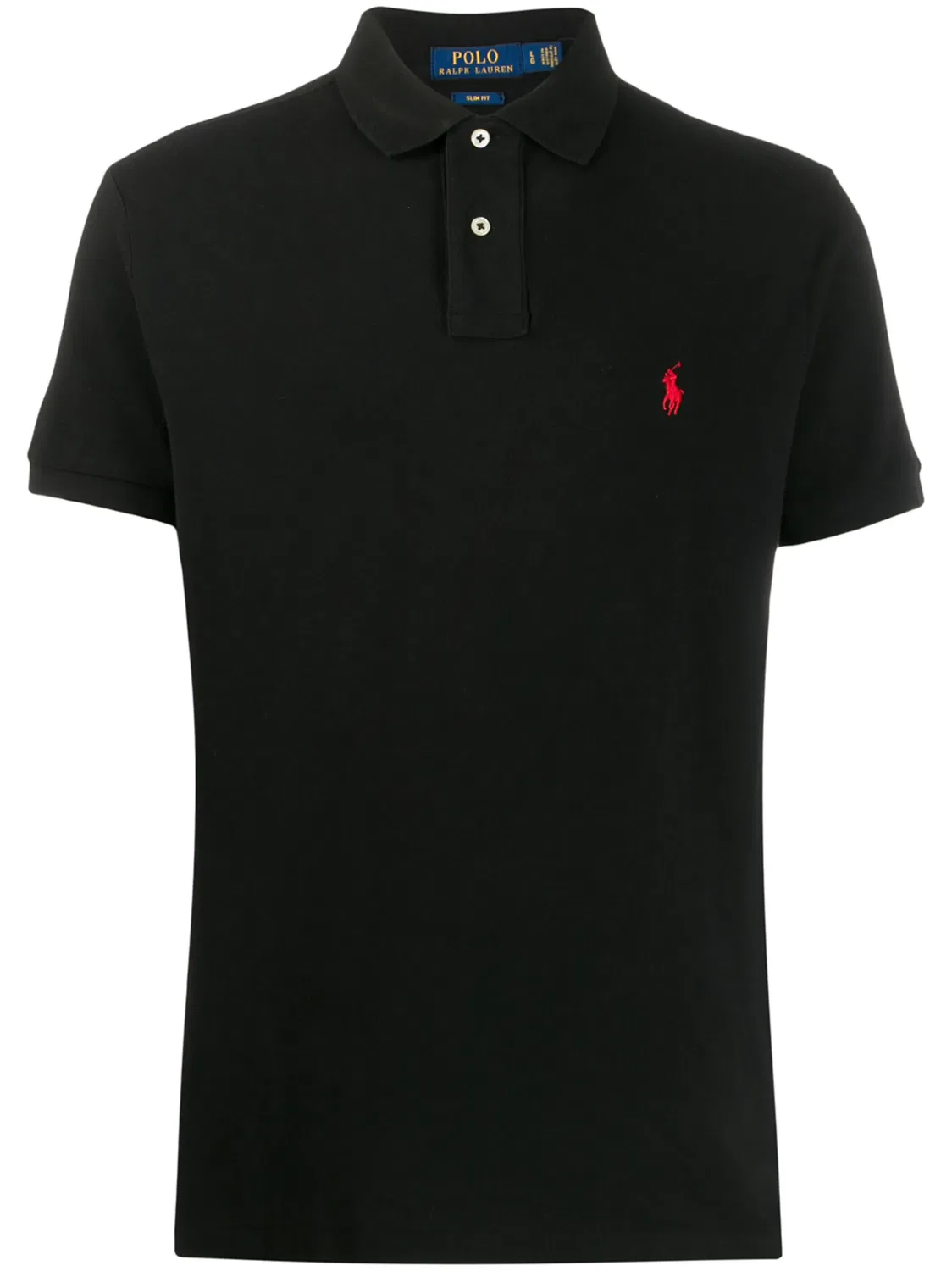 Polo Ralph Lauren Рубашка-поло с вышитым логотипом, черная