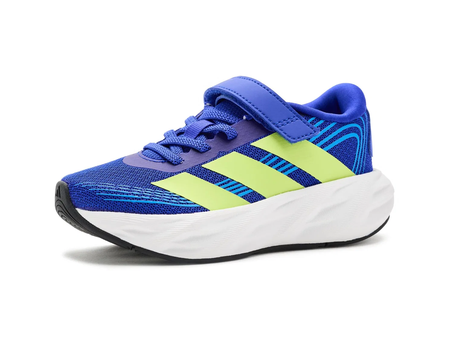 Детские кроссовки Galaxy 8 Adidas Kids, Lucid Blue/Frozen Lemon/Lucid Ray Blue — фото 2