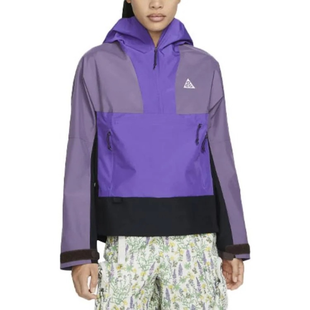 Анорак Nike ACG Storm-FIT ADV Cascade Rain, фиолетовый/черный — фото 3