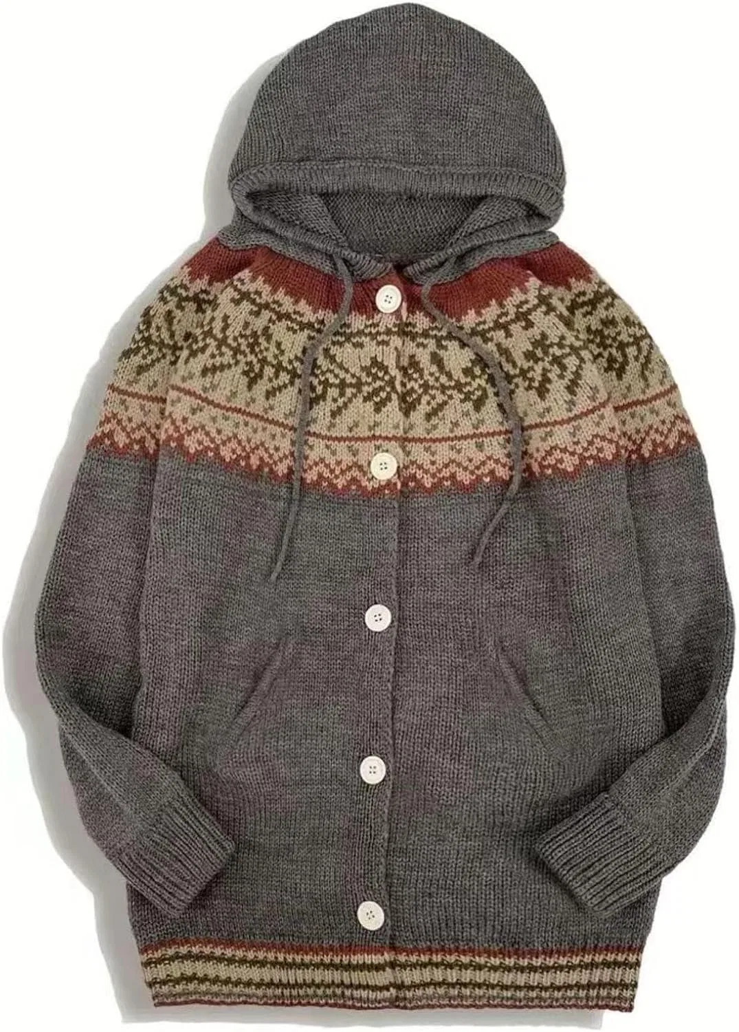 Женский кардиган с принтом, Fair Isle Sweaters — фото 2
