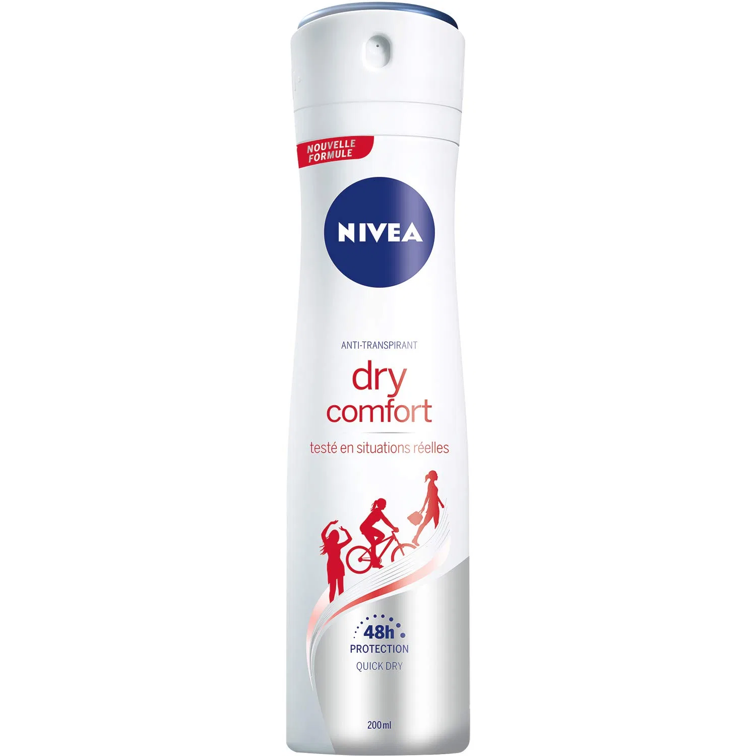 Дезодорант-антиперспирант Dry Comfort NIVEA, 200 мл, 4 шт