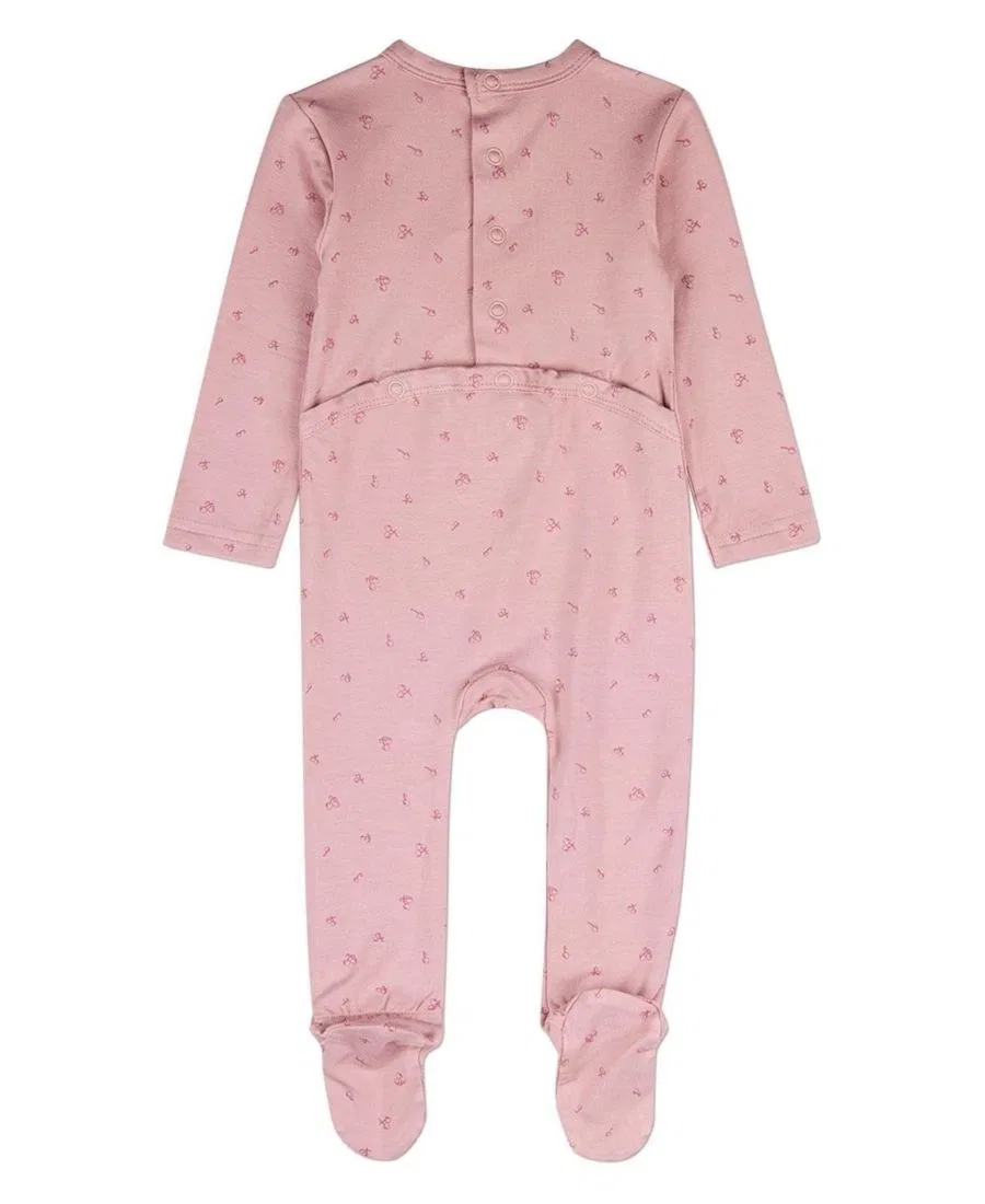 Боди с принтом вишни Delightful Cherries MeMoi, Mauve — фото 2