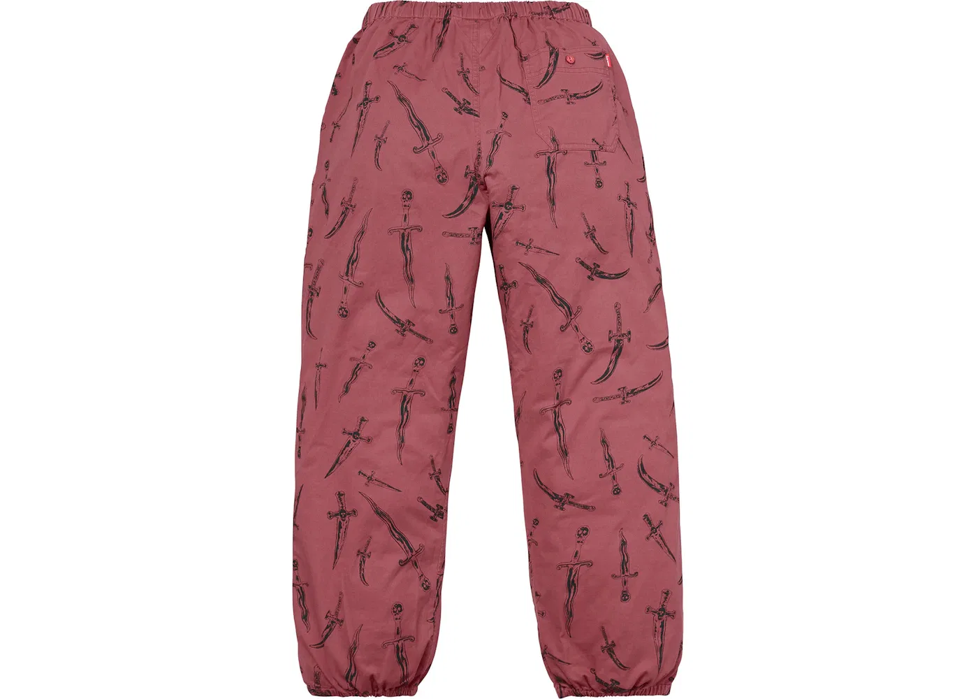 Мужские брюки Supreme Daggers Pant Supreme, Dark Pink — фото 2