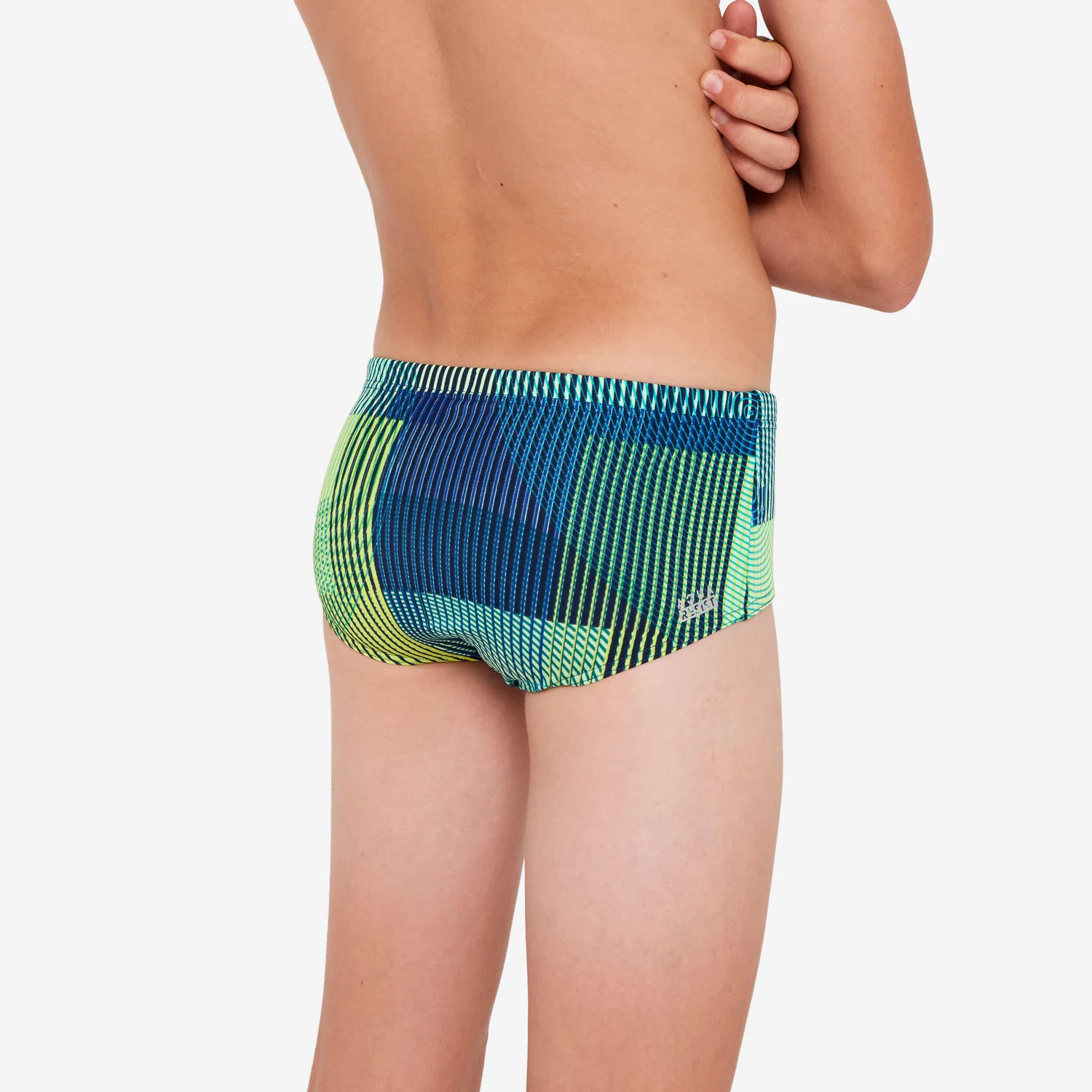 Детские плавки для мальчиков с принтом Trunk Jungen Decathlon, Elektroblau — фото 4