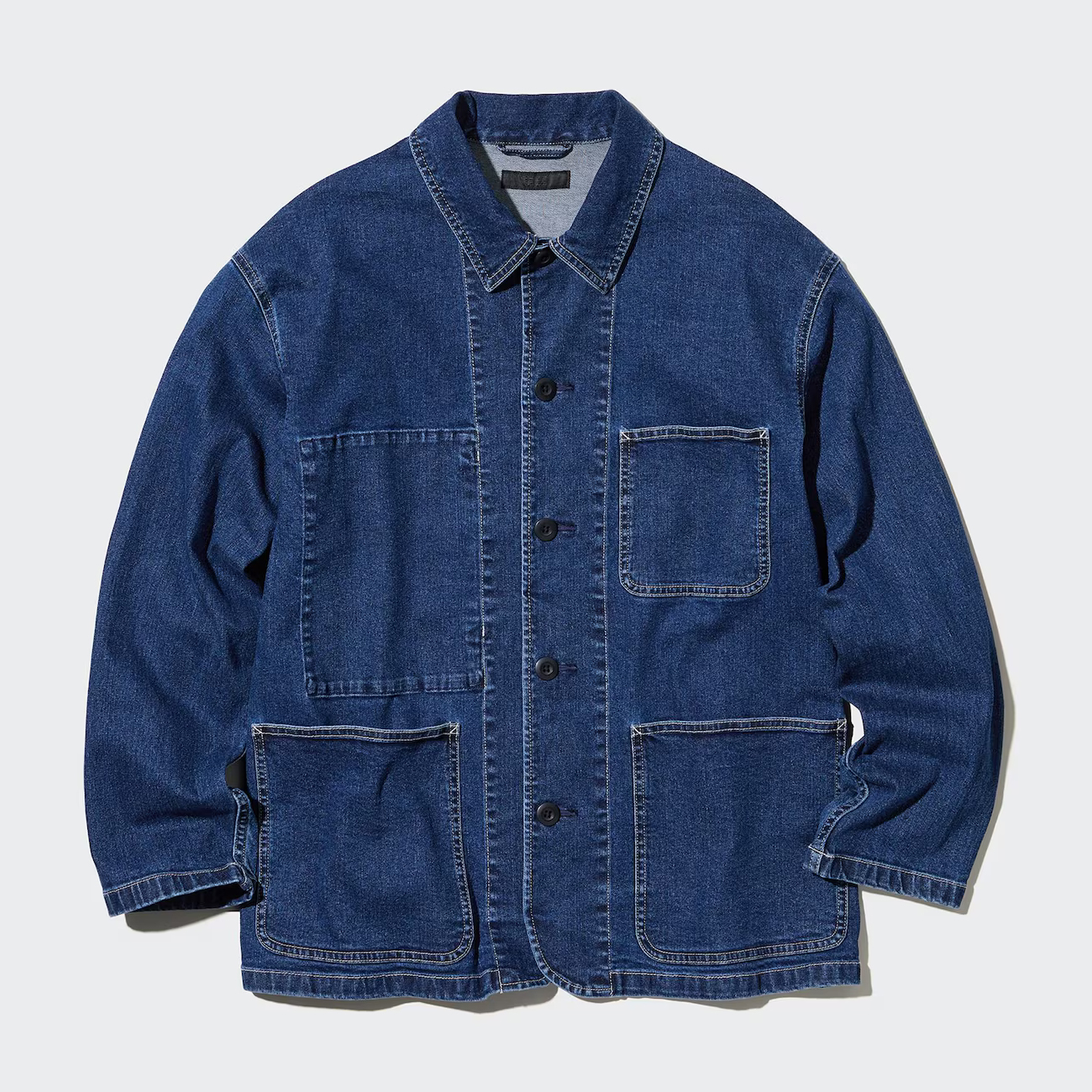 

Джинсовая куртка Uniqlo мужская, 66 синий