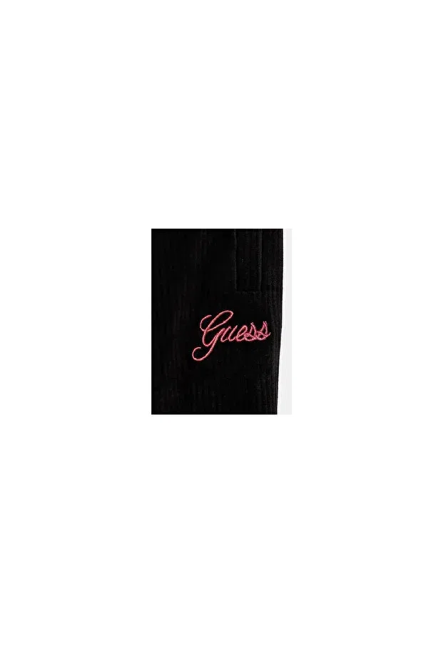 Детские спортивные штаны для девочек из вельвета Guess, Jblk — фото 2