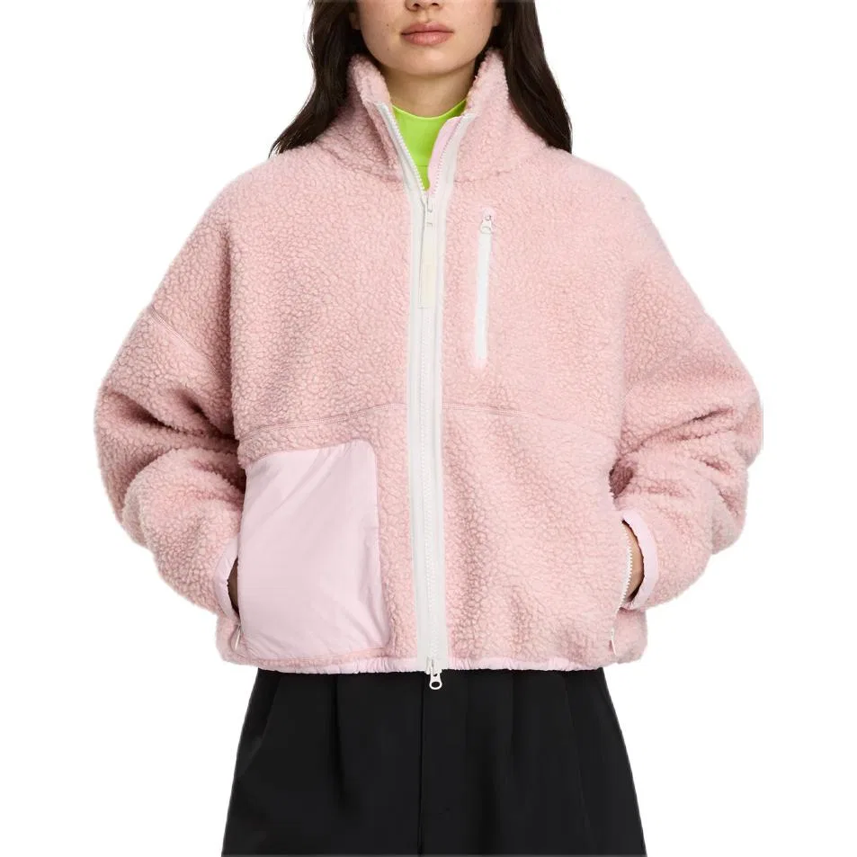 Женская бархатная куртка с принтом Blossom Pink Turtleneck Moderate Canada Goose, Blossom Pink — фото 4