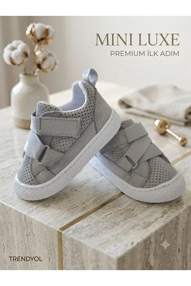 Детские туфли для девочек с коротким каблуком Çago Kids, Gray — фото 2