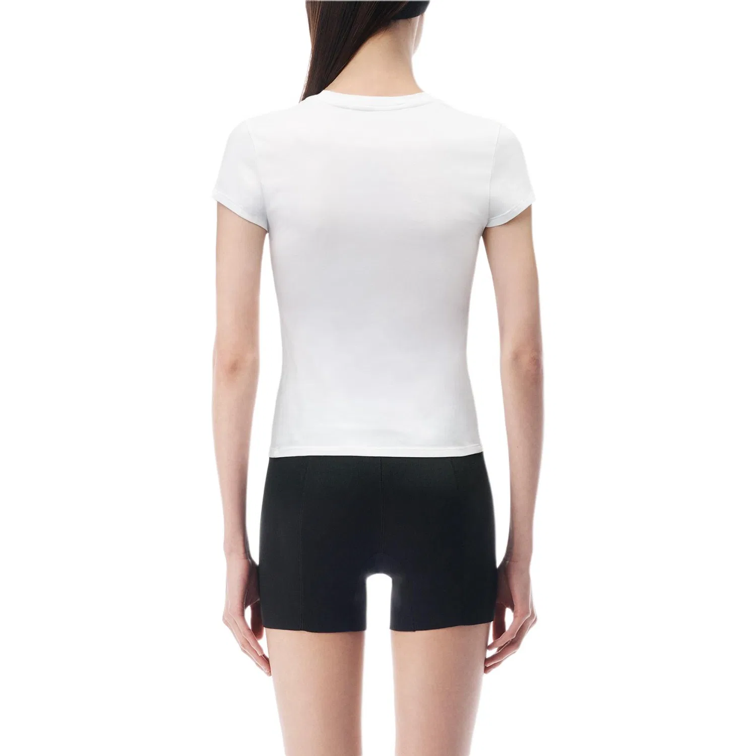 Женская футболка с круглым вырезом Alexander Wang, White — фото 3