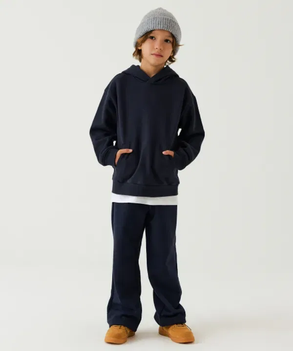 Свитшот оверсайз с капюшоном, Musinsa Standard Kids, Navy