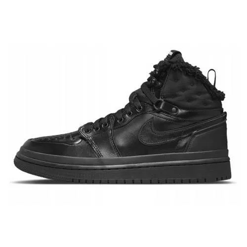 Детские кроссовки с высоким берцем Air Jordan 1 Nike, Schwarz — фото 3