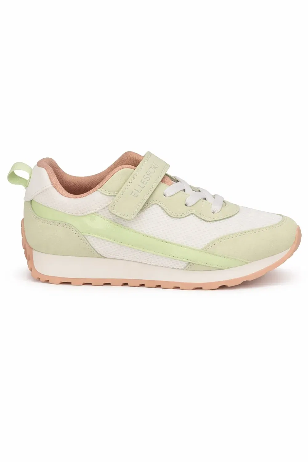 Кроссовки с сетчатыми вставками и липучкой Elle Sport, Green — фото 3