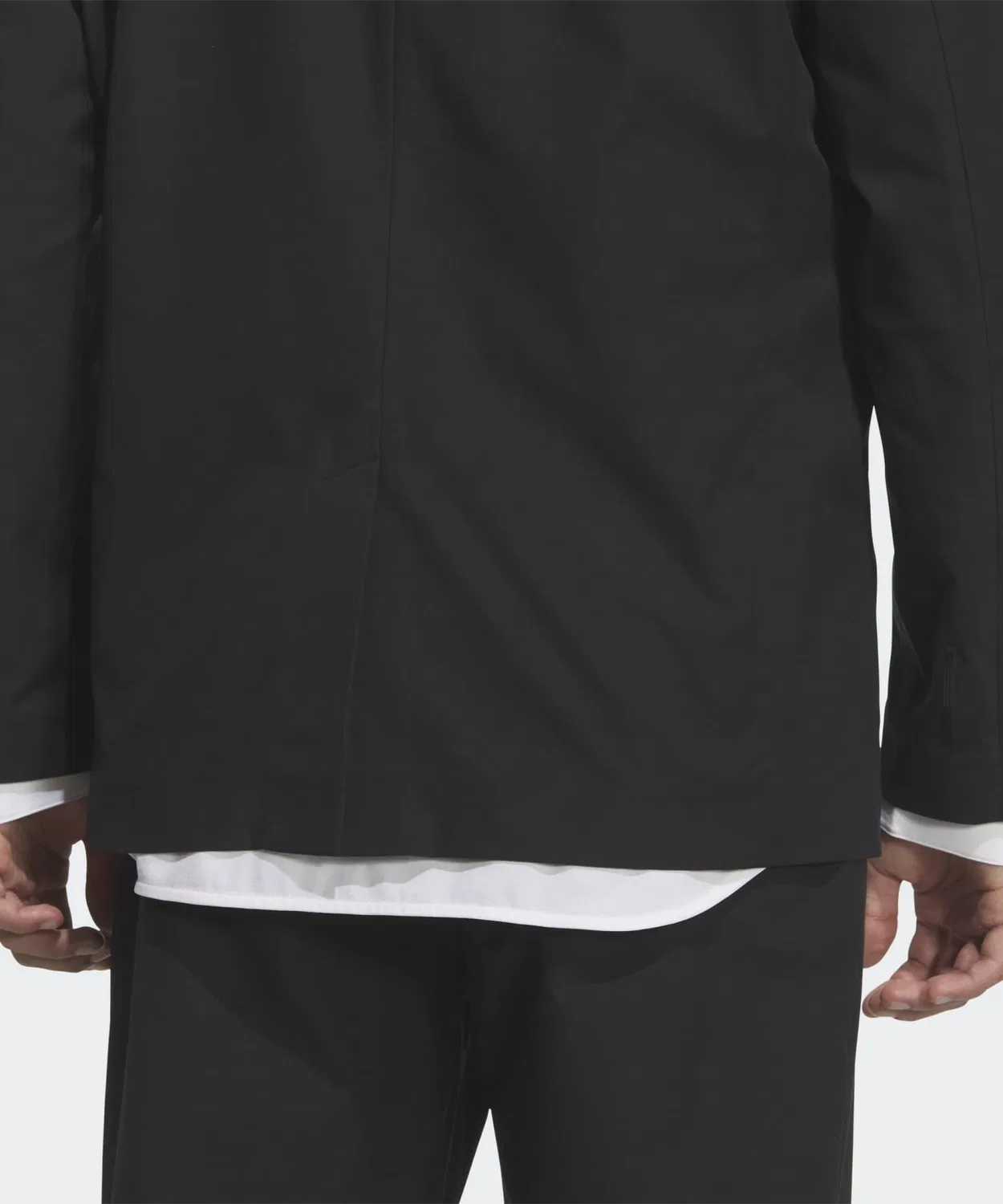 Мужской пиджак прямого кроя с длинным рукавомAdidas, Black — фото 4
