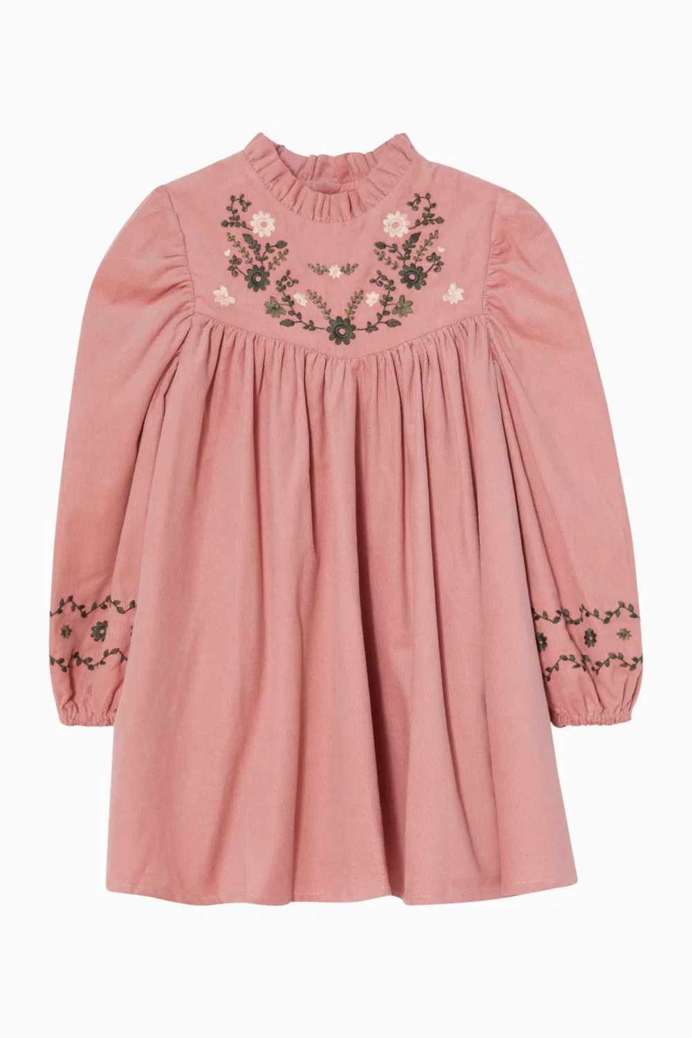 Платье с вышивкой хлопковое Bonton