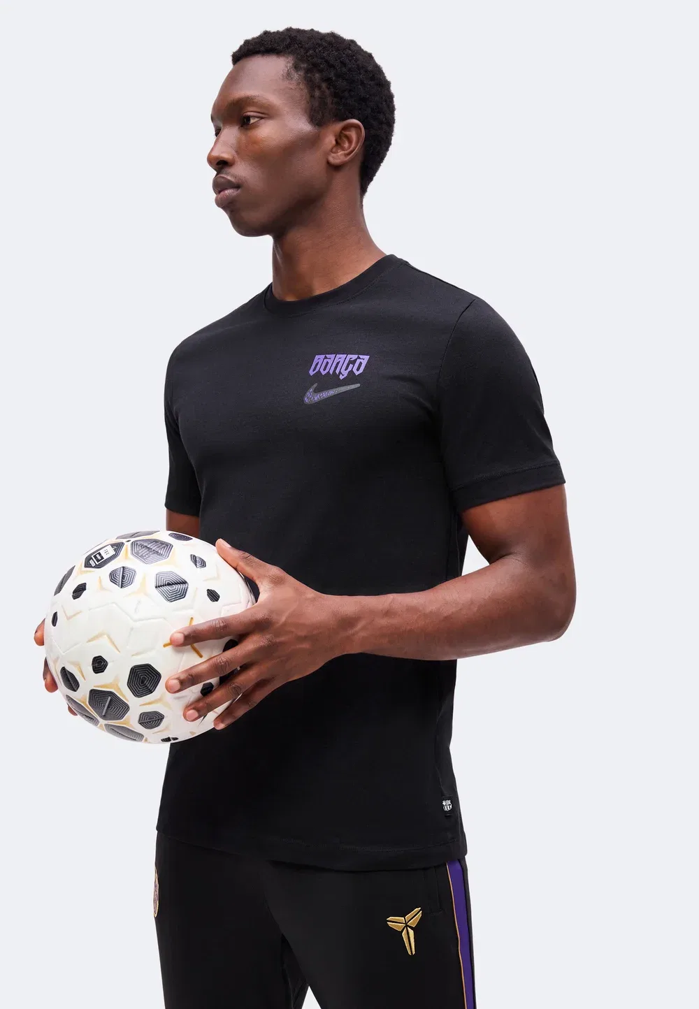 Футболка FCB - клубная одежда Nike Performance, Black — фото 4