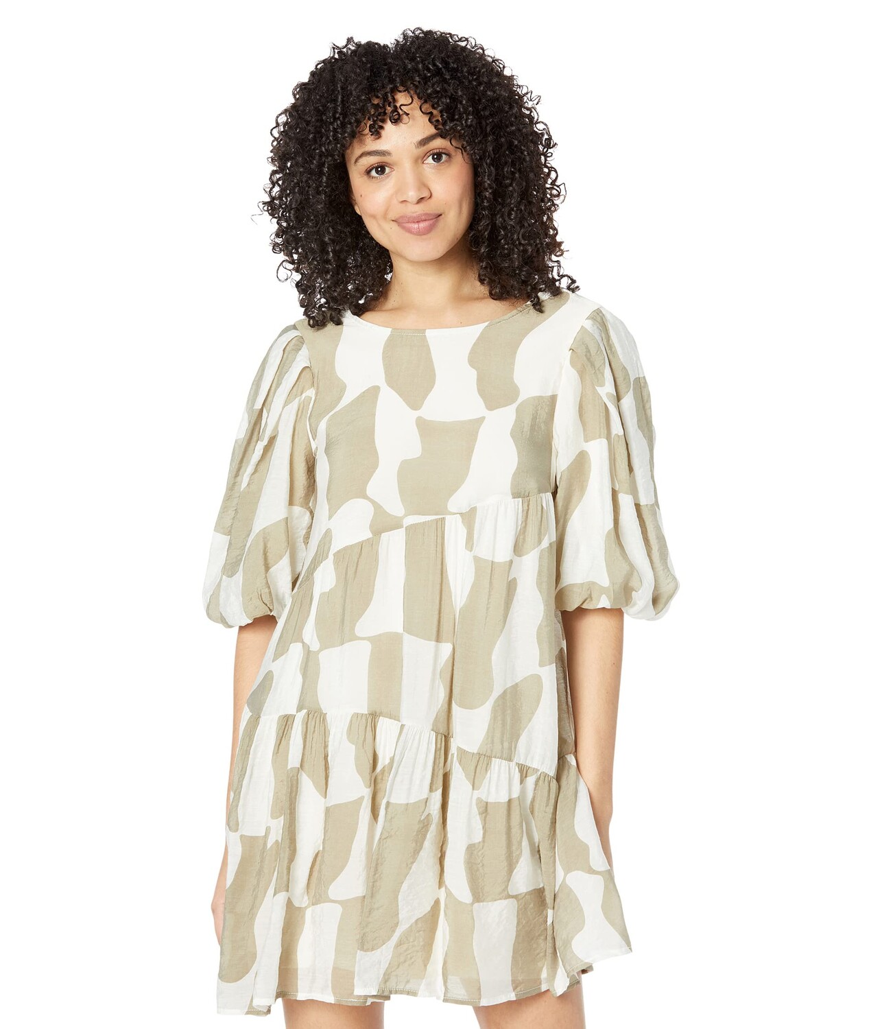 

Платье MOON RIVER, Geo Print Mini Dress