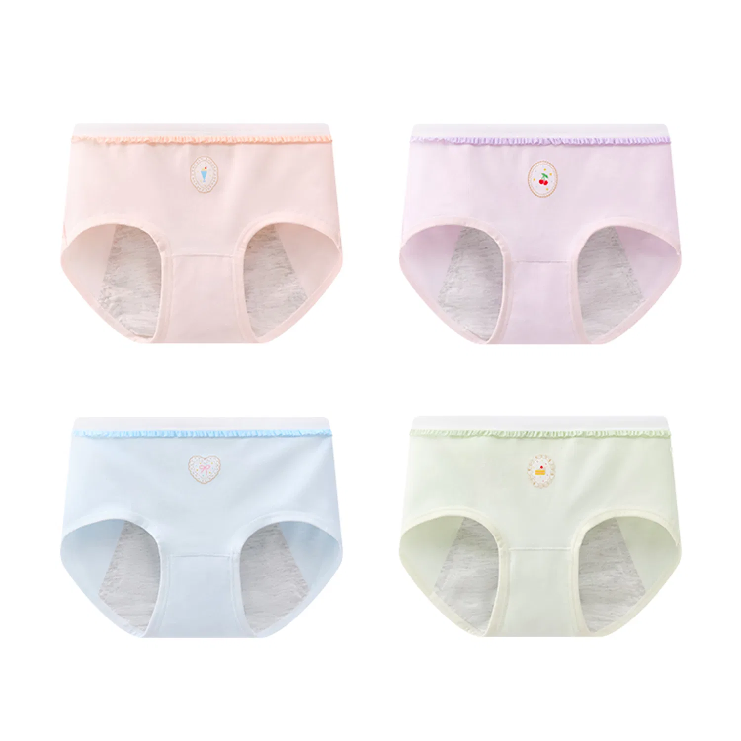 Детские трусы 4 Pack Purple Blue Green Pink MIIOW