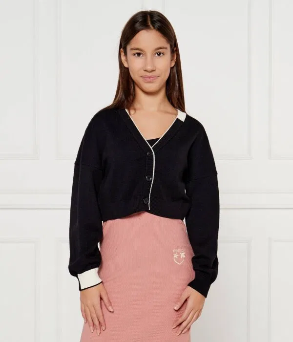 Детский кардиган с длинным рукавом Cardigan Pinko Up, красный