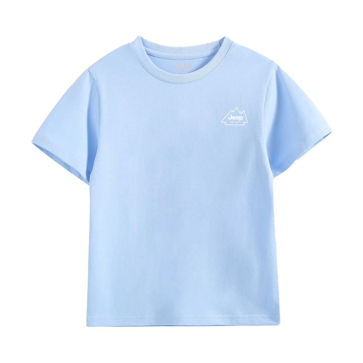 Детская футболка с коротким рукавом Jeep Grade School T Shirts, Sky Blue