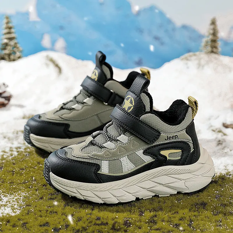 Детские кроссовки Mid top Kids Lifestyle Shoes Jeep, черный/серый — фото 3