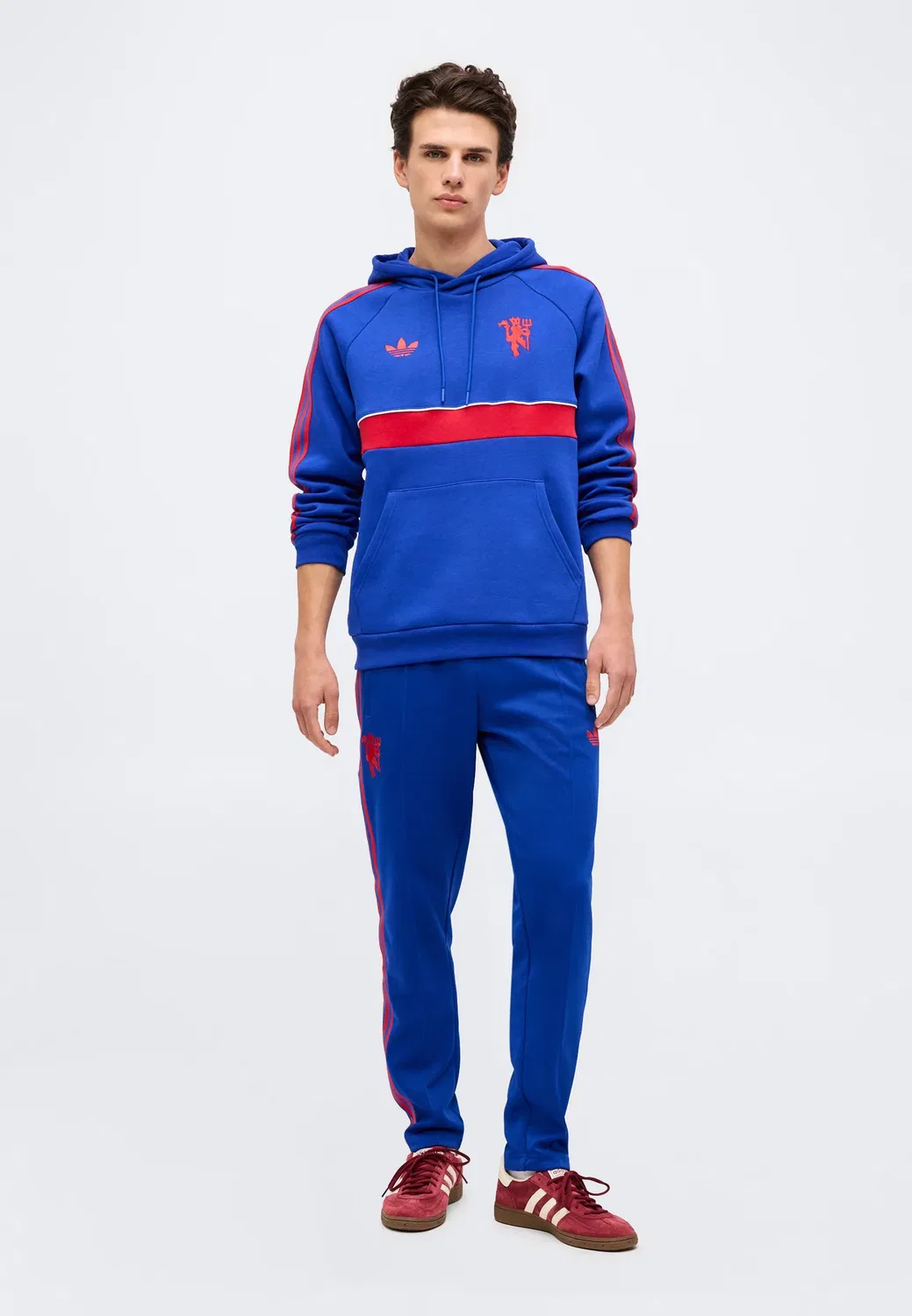 Спортивные штаны «Манчестер Юнайтед» - клубная одежда Adidas Originals, Team Royal Blue — фото 2