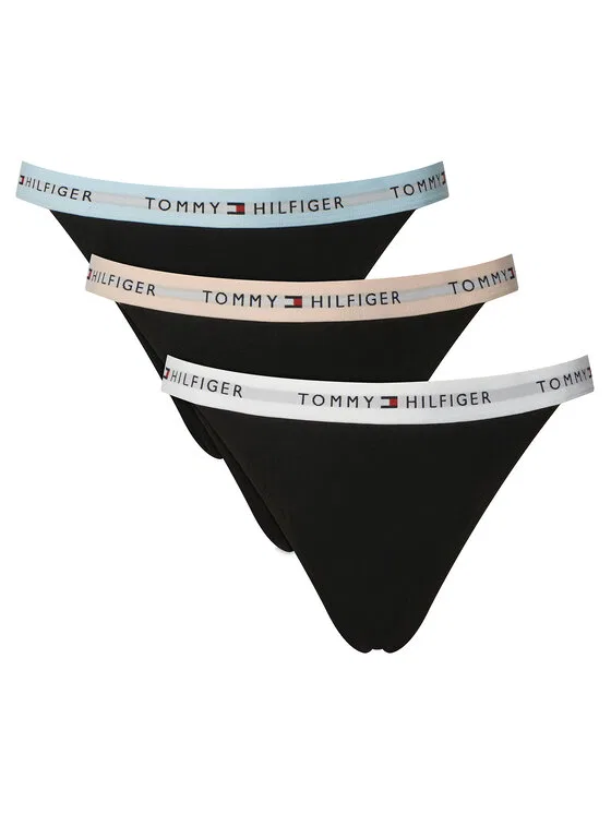 Комплект трусов-танга Tommy Hilfiger, черный