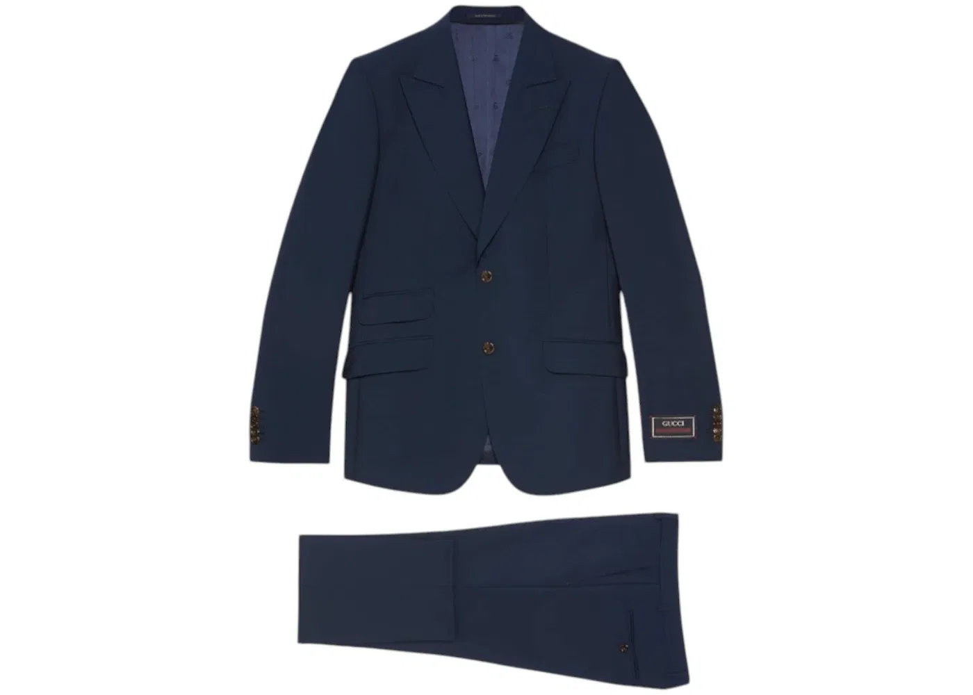 Мужской костюм однобортный Gucci, Marine Navy