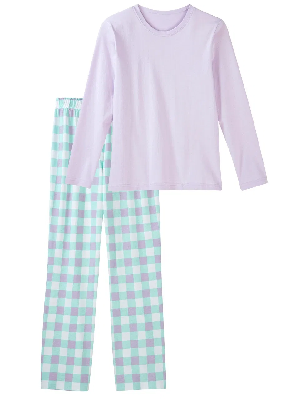 Детская пижама Petite Fleur лавандового цвета Petite Fleur Kids