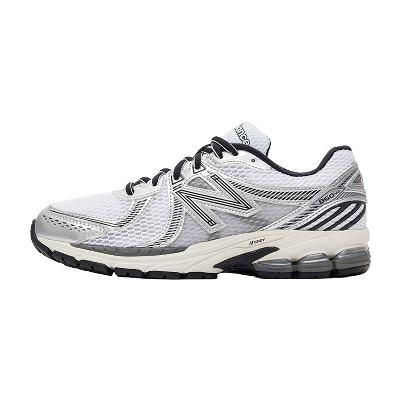 New Balance 860v2 Milky Way Pack Optic White - Silver Gray (в комплекте носки NB*1), цвет Silver Gray (Comes with NB Socks*1) — фото 3