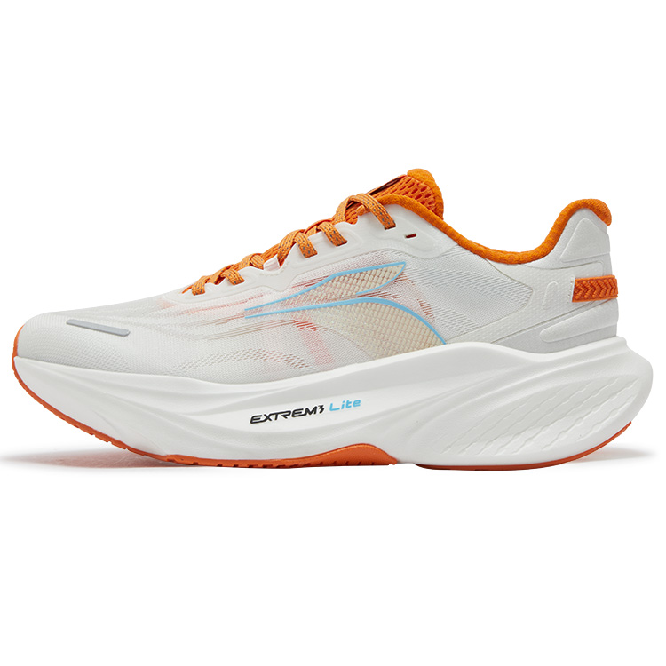 

361° Износостойкие дышащие кроссовки Rebound Low Top для повседневного бега, мужские, лавово-оранжевые