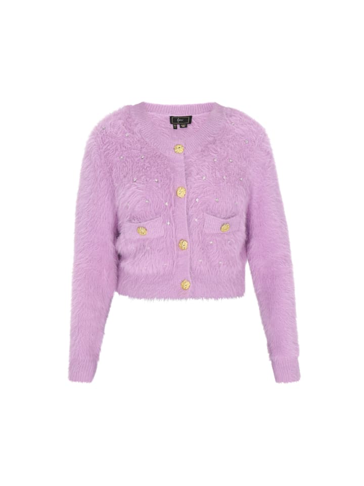 

Женский кардиган сиреневого цвета faina