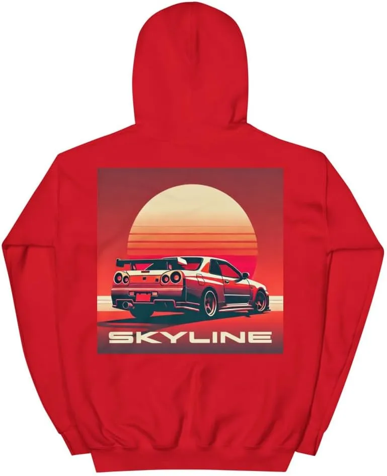 

Толстовка с капюшоном Red Sky Sunset для фанатов JDM JG Infinite