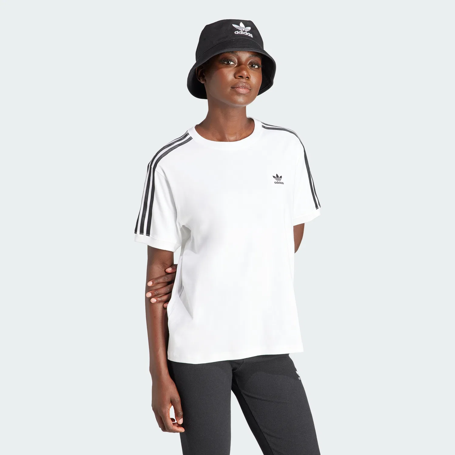 Женская футболка с тремя полосками от Adidas — фото 4
