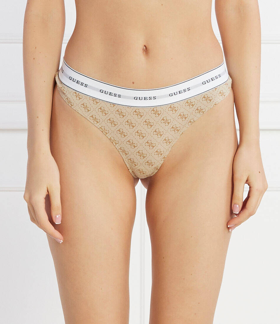 

Стринги Guess Underwear, бежевый