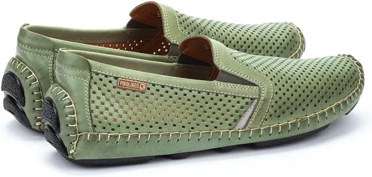 Кожаные мокасины Pikolinos Jerez 09Z, Mint Green — фото 4