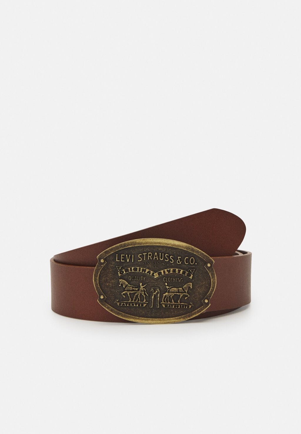 

Ремень BILLY PLAQUE BELT UNISEX Levi's, цвет medium brown