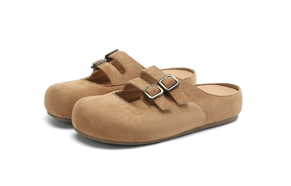 HLA Закрытые тапочки женские - верблюжий, цвет Camel — фото 2