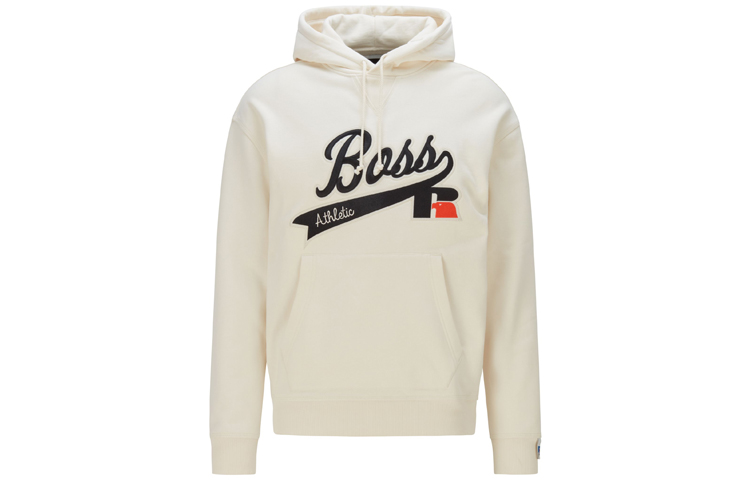 

Мужская толстовка Russell Athletic X цвета экрю HUGO BOSS, Ecru
