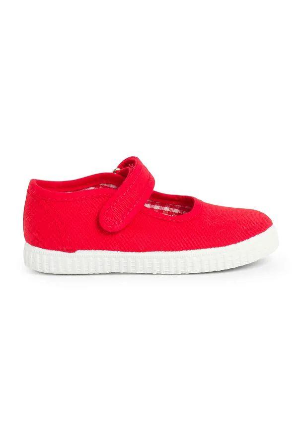 Детские туфли merceditas tira adente tipo Pisamonas, Rojo