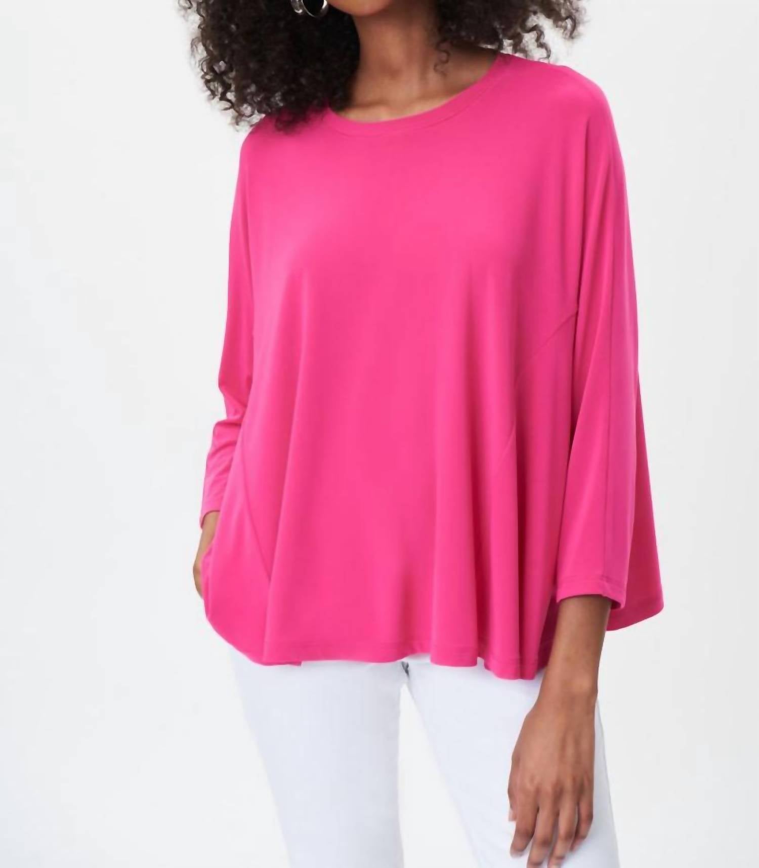 

Женский топ в цвете Dazzle Pink Joseph Ribkoff