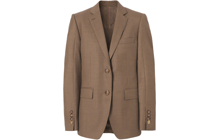 Пальто Burberry Женское, для делового костюма, Dark Taupe Umber — фото 3