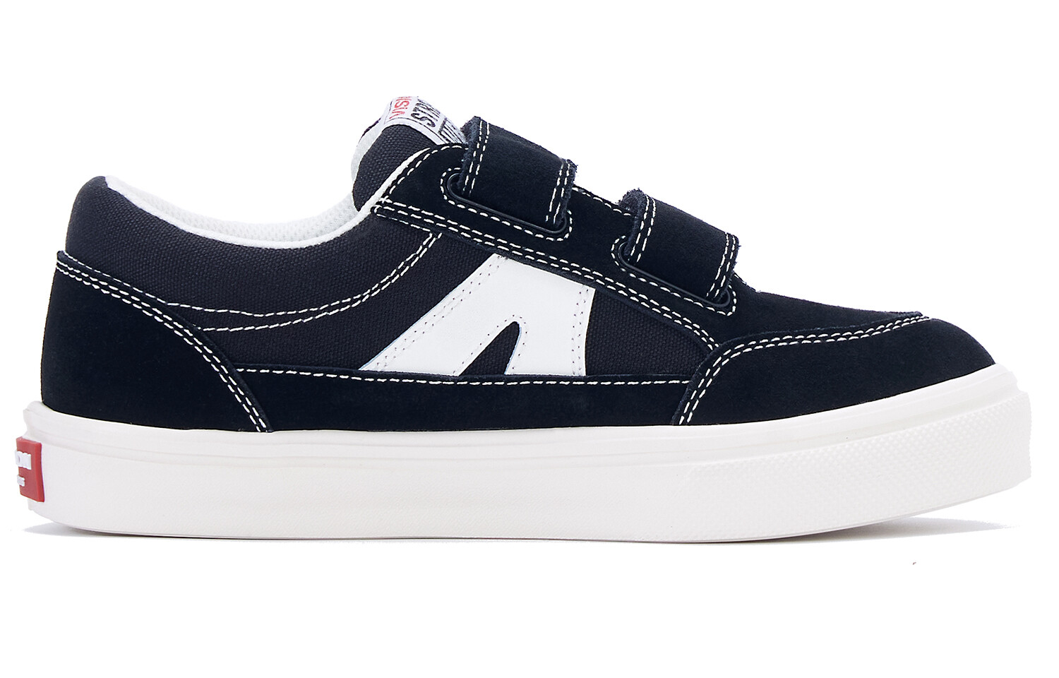Детские парусиновые туфли Stick Light Kids Low-top Classic Black Vision Street Wear, черный — фото 2