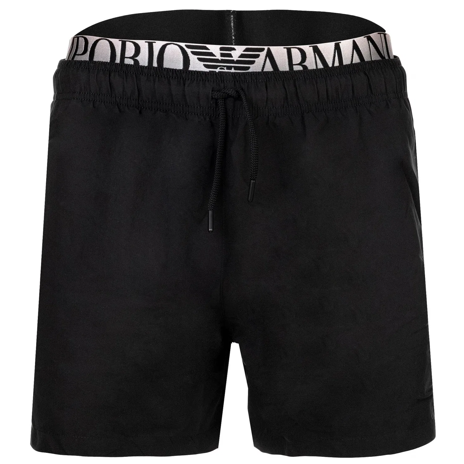 Пляжные шорты Emporio Armani черного цвета