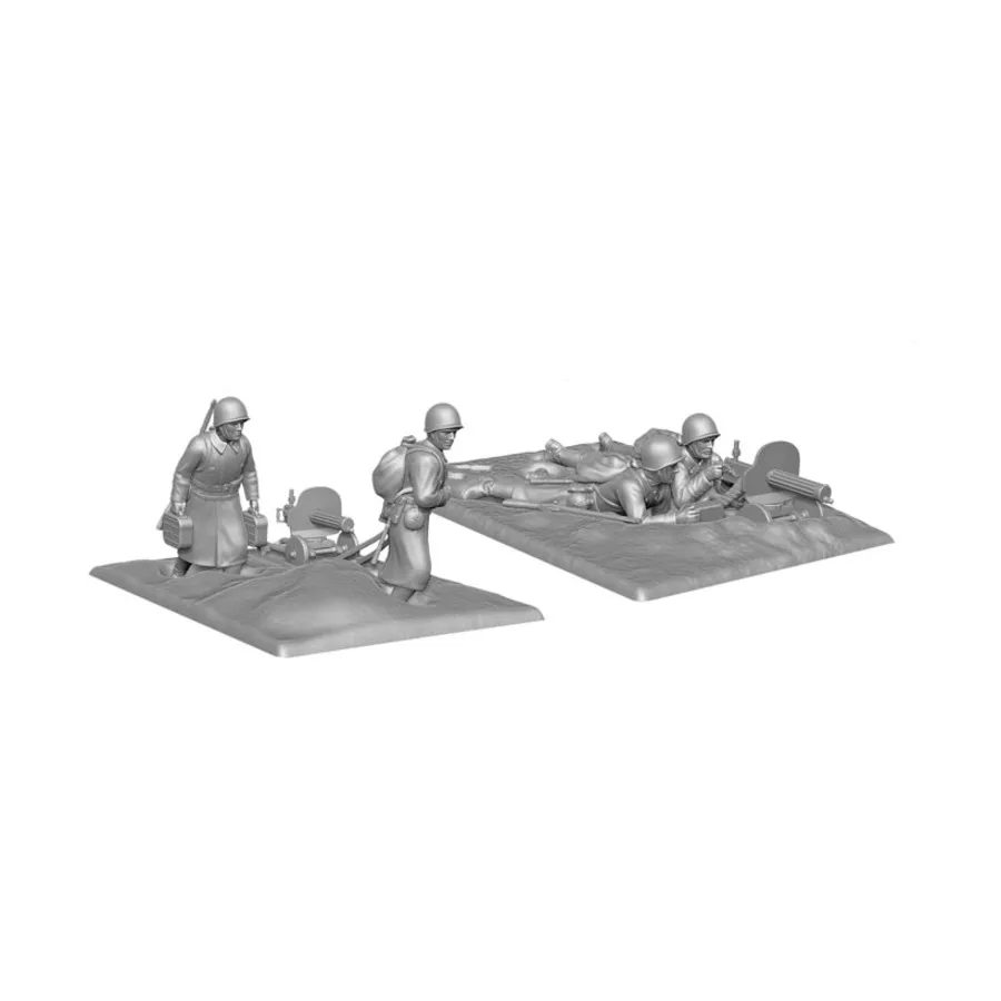 

Советский пулемет с зимним расчетом, Art of Tactic Miniatures (1:72)